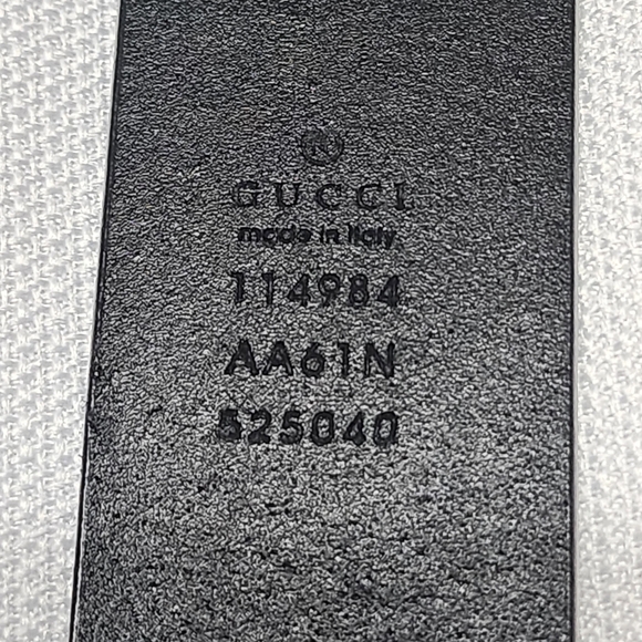 Men's Designer Inspired Black Leather Belt GG Western - Picture 3 of 5